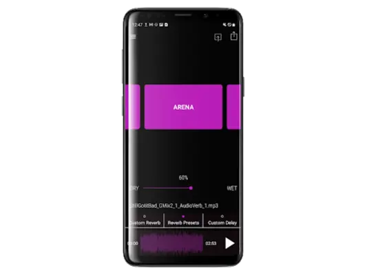 AudioVerb Add Reverb to Audio android App screenshot 1