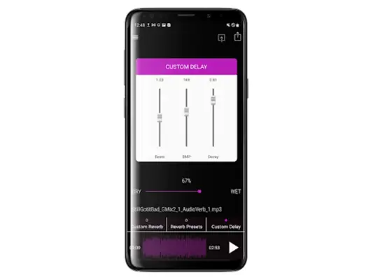 AudioVerb Add Reverb to Audio android App screenshot 2