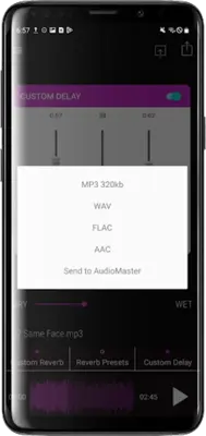 AudioVerb Add Reverb to Audio android App screenshot 3